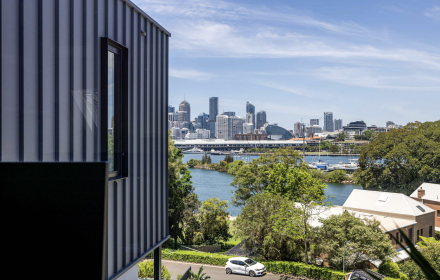 Sight lines from Balmain to Sydney.